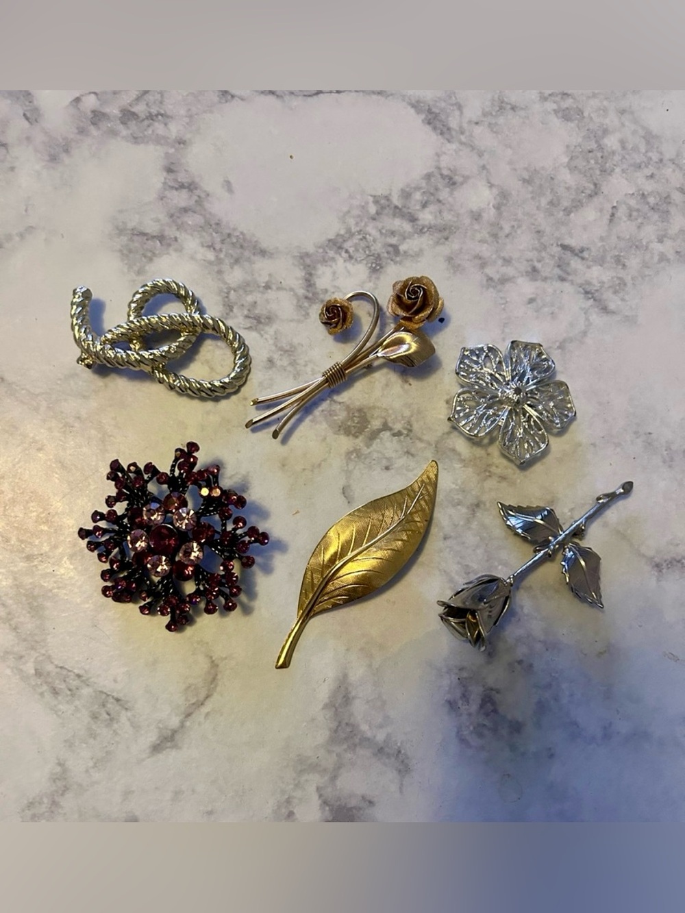❤️❤️ Vintage Brooch Pin Bundle of 6